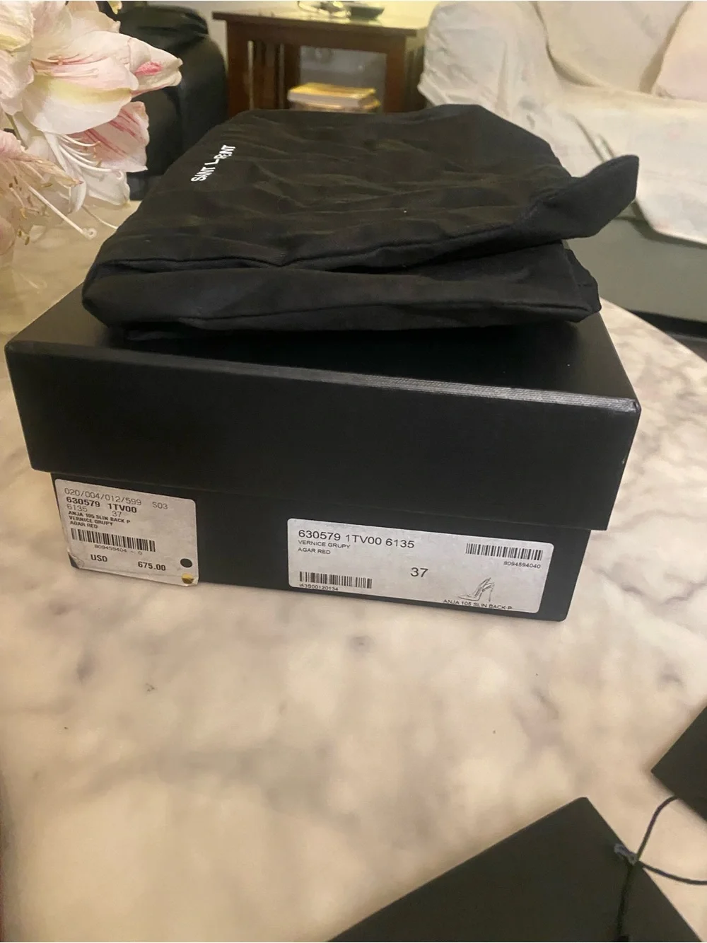 RED YSL HEEL- like new - Picture 4 of 16
